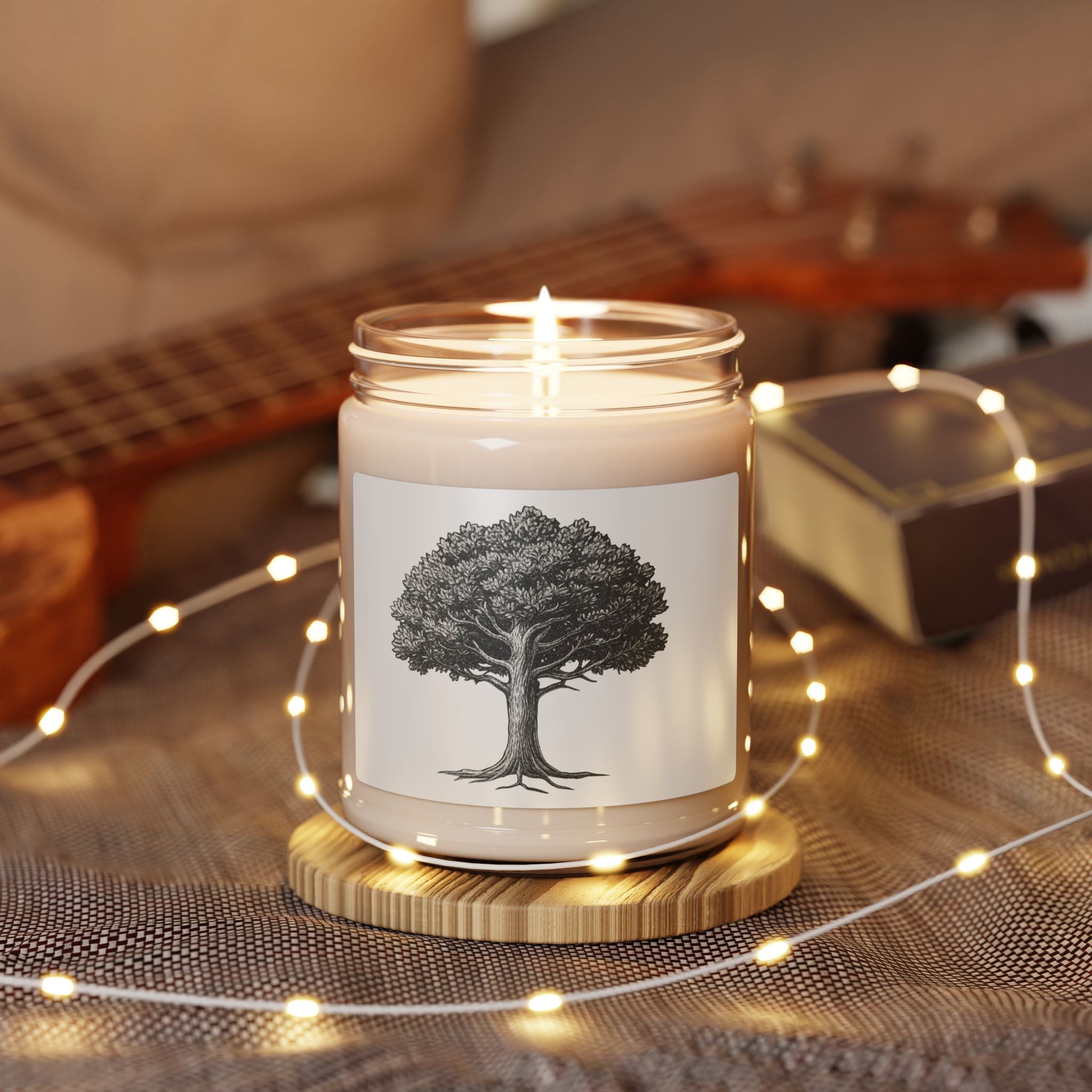 Tree of Life Scented Soy Candle — 9oz Natural Aromatherapy Jar