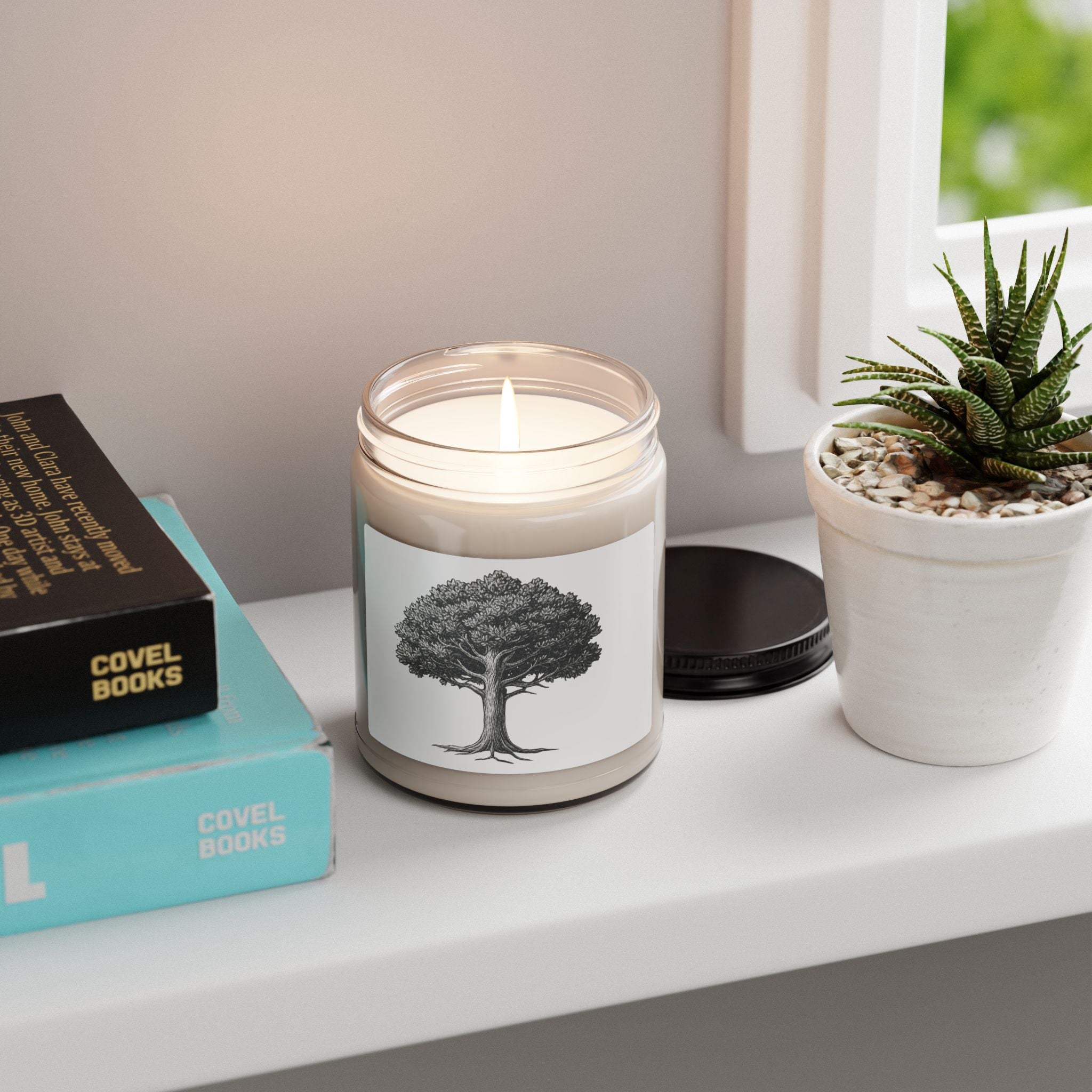 Tree of Life Scented Soy Candle — 9oz Natural Aromatherapy Jar